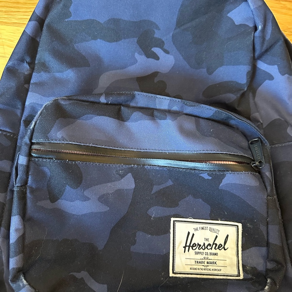 Herschel Supply Used Company Blue Camo Backpack
